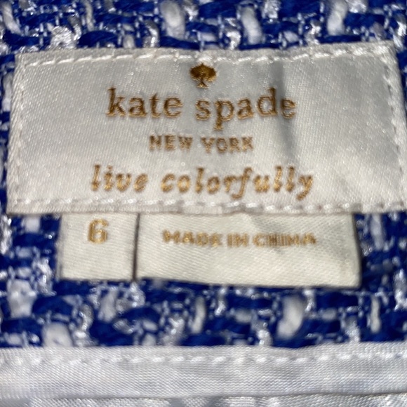 KATE SPADE New York Tweed Fringe IN FULL BLOOM Shorts - sz 6 - Picture 4 of 10